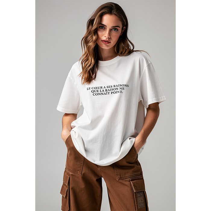 T-shirt with a quote by Blaise Pascal