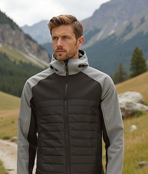 VESTE SOFTSHELL  A CAPUCHE BERING à personnaliser